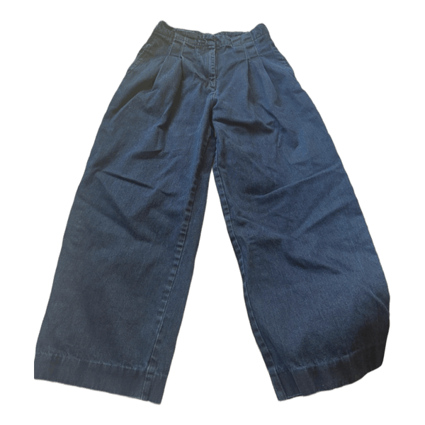 Mørkeblå wide leg jeans