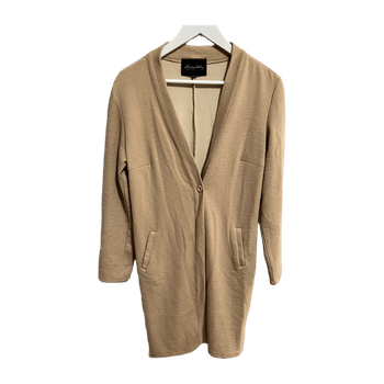Beige long cardigan