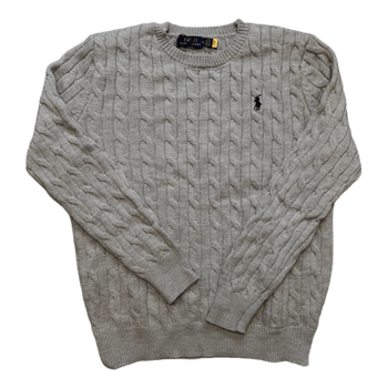 Polo Ralph Lauren Beige Cable Knit Sweater