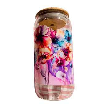 Lasimuki - Floral Glass tumbler ( error)