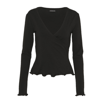 Black long-sleeve shirt