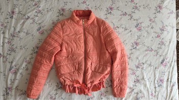 Coral padded jacket