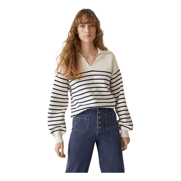Relaxed Collared Sweater