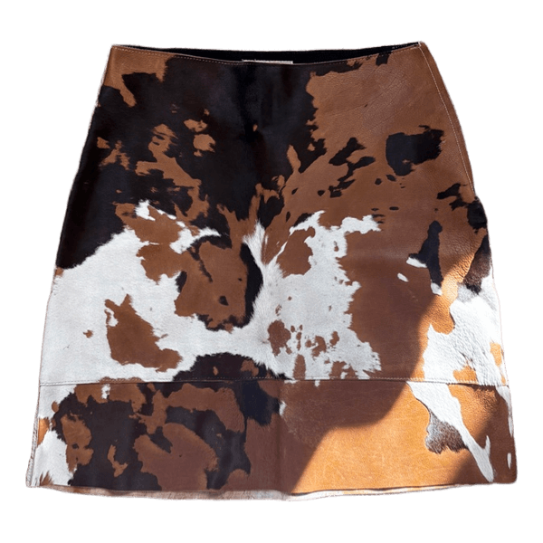 Marlboro Classics cowhide skirt