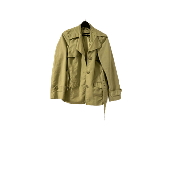 Vihreä trenssitakki