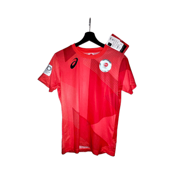 punainen Japan-urheilupaita