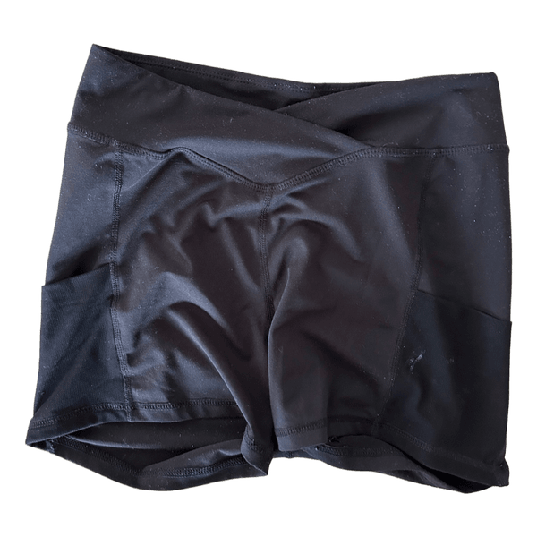 Black sports shorts