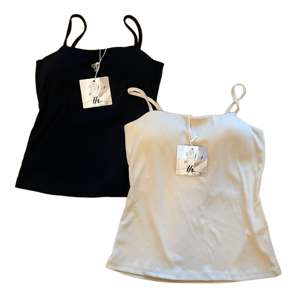 Two built-in bra tops S