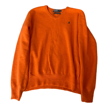 Ralph Lauren Orange merino wool sweater