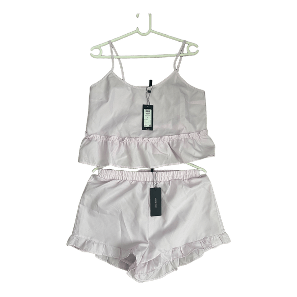 Lilla sæt med top og shorts