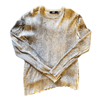 Jaded London grey ribbed top