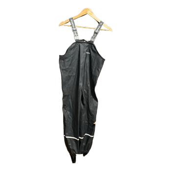 Black waterproof rain trousers