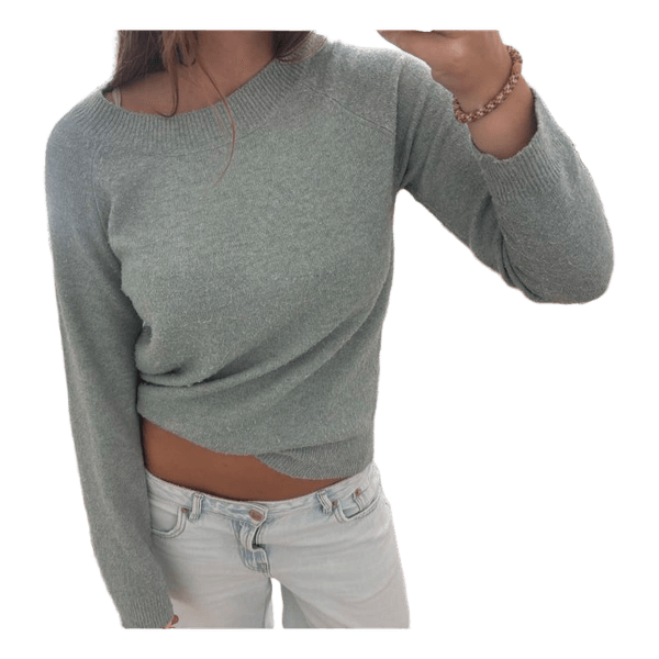 Green knit sweater