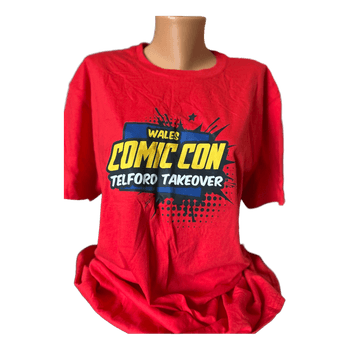 Red Comic Con marškinėliai