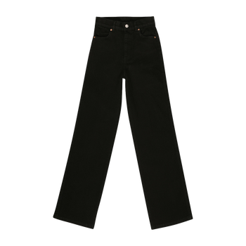 Black straight jeans