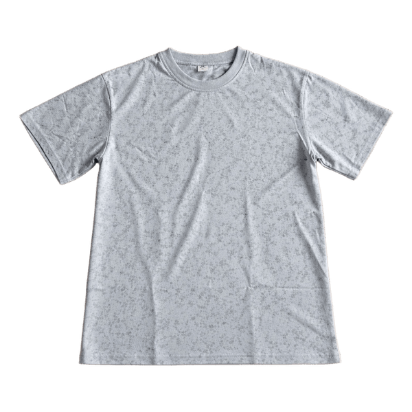 Blue patterned t-shirt