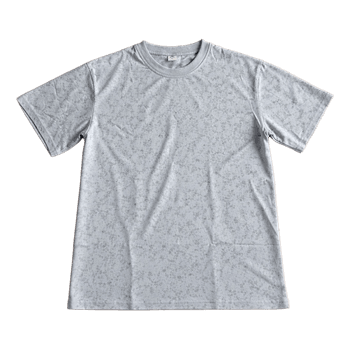 Blue patterned t-shirt