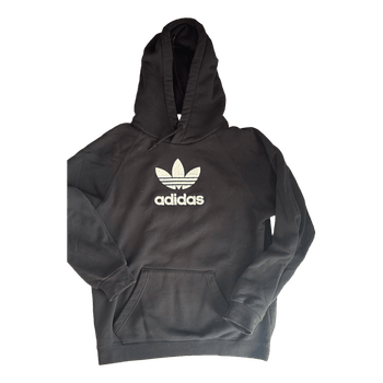 Musta Adidaksen oversize huppari