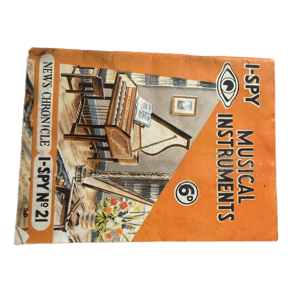 I-spy musical instruments book VINTAGE