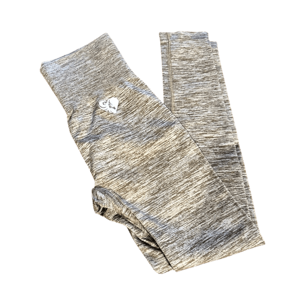 Harmaat legginssit S