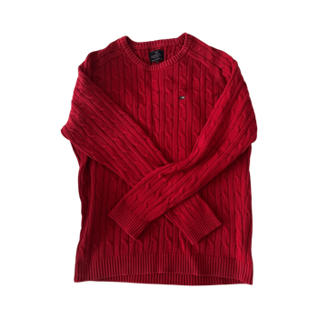 Punainen Lexington neule