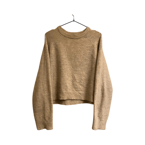 beige cashmere jumper
