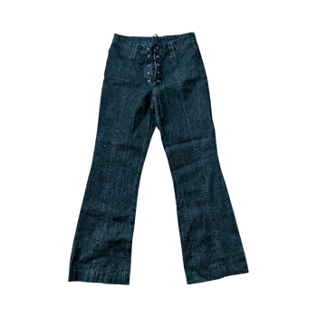 Siniset flared farkut 36