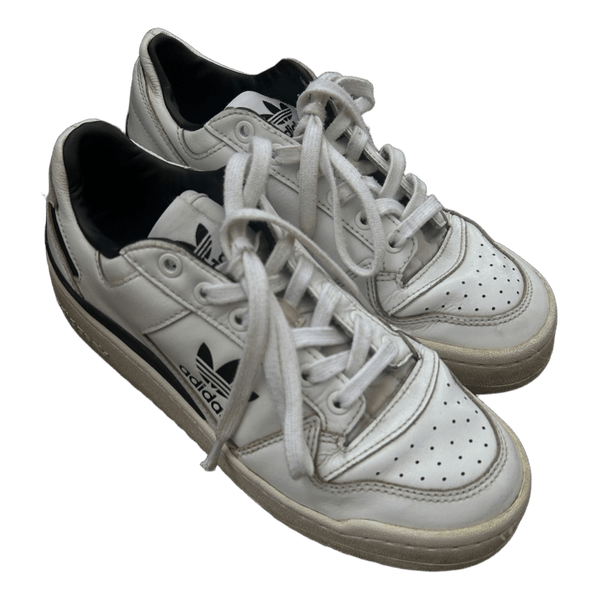 Adidas white platform sneakers