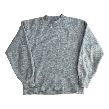 Grey knit sweater
