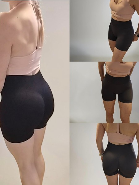Mustat Push-up shortsit