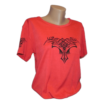 Orange graphic t-shirt