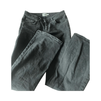 Musta low boot farkut