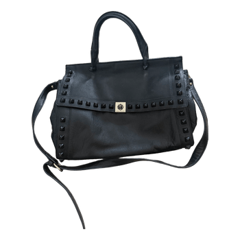 Black studded bag