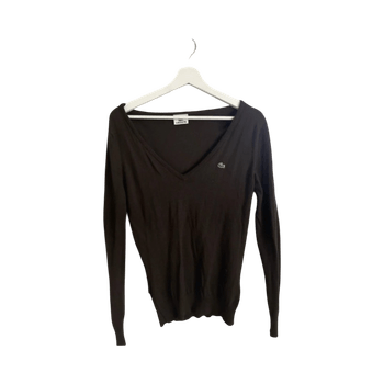 Brown v‑neck sweater