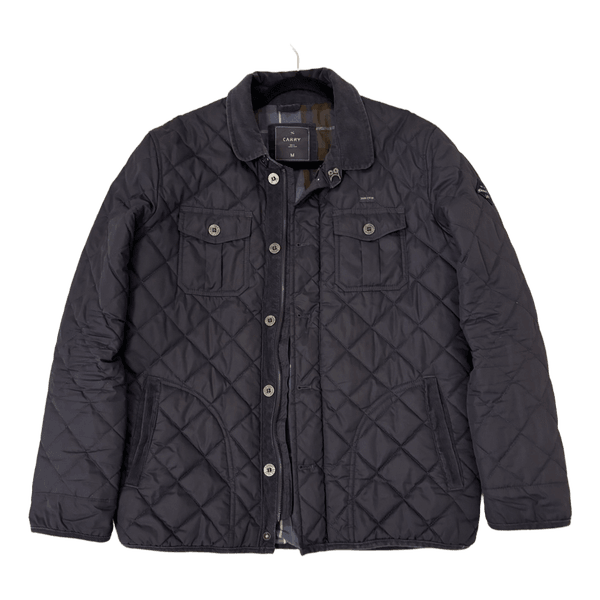 Grey quilted jacket