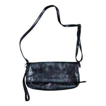 Vintage Jenny Fairy Black snakeskin patterned bag