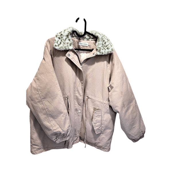 Pink padded winter jacket