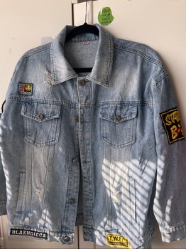 Blue denim jacket