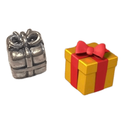 Pandora silver charm gift box