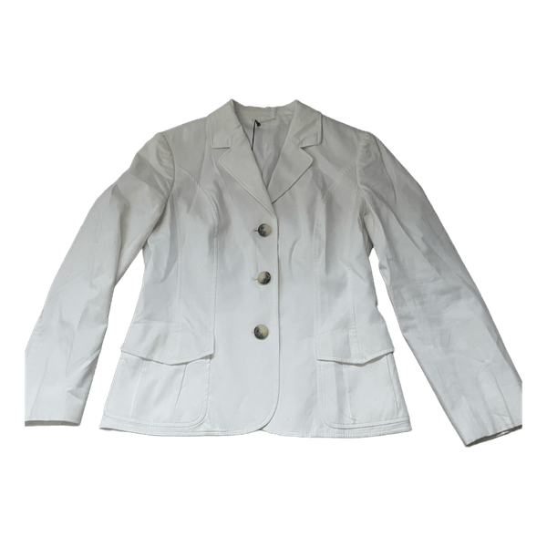Hvid kort blazer
