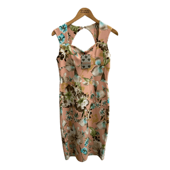 Floral print midi dress