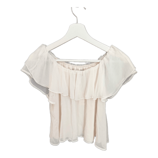 Valkoinen Bik Bok off-shoulder-pusero