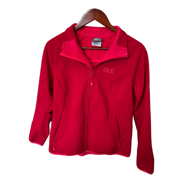 Raudonas Jack Wolfskin flisinis džemperis
