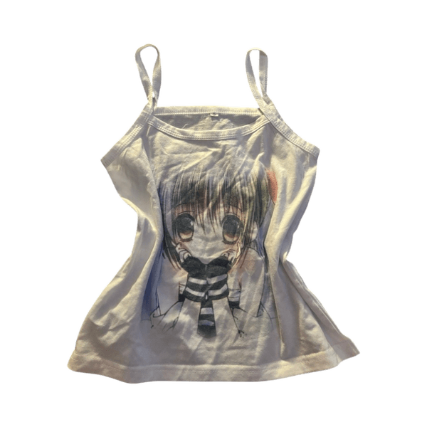 Anime printed top 
