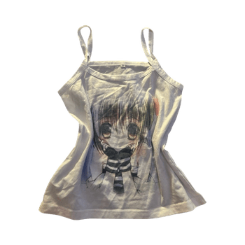Anime printed top 