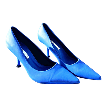 Blue Zara high heels
