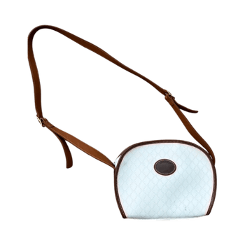Valkoinen Longchamp olkalaukku