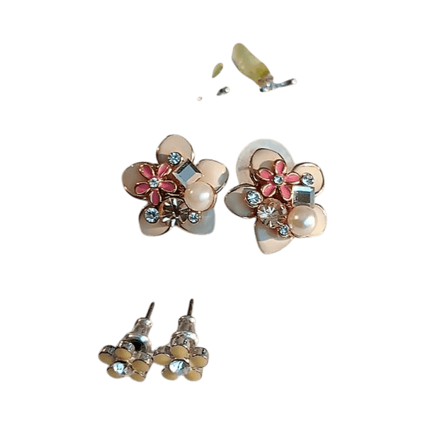 Accessorize Floral stud earrings set