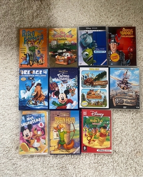 Lasten DVD elokuvia
