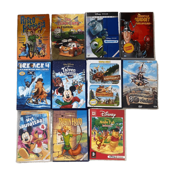 Lasten DVD elokuvia